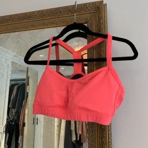 Vibrant Orange Lululemon Sports Bra (Size: 8)